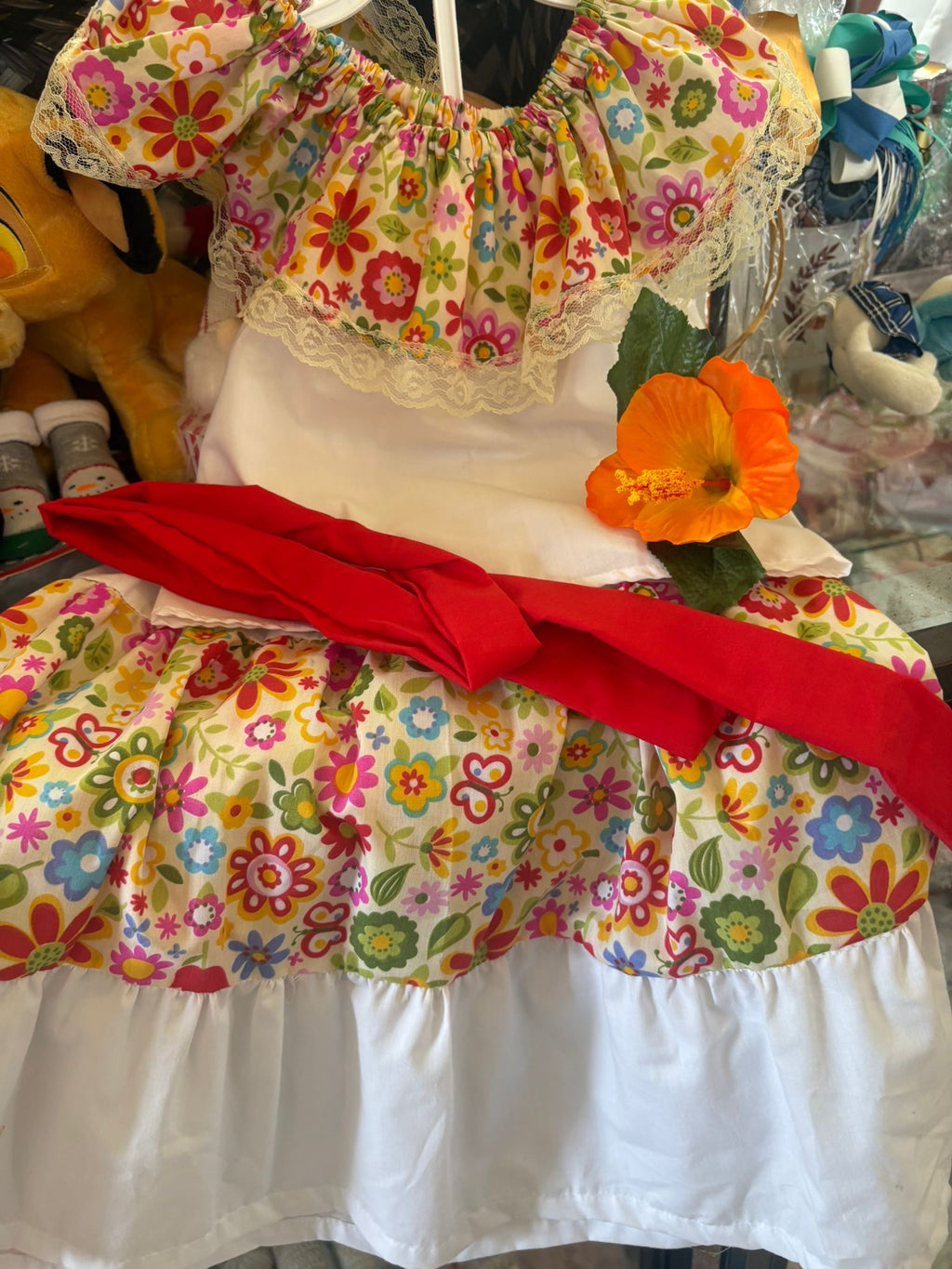 Traje típico puertorriqueño de niña