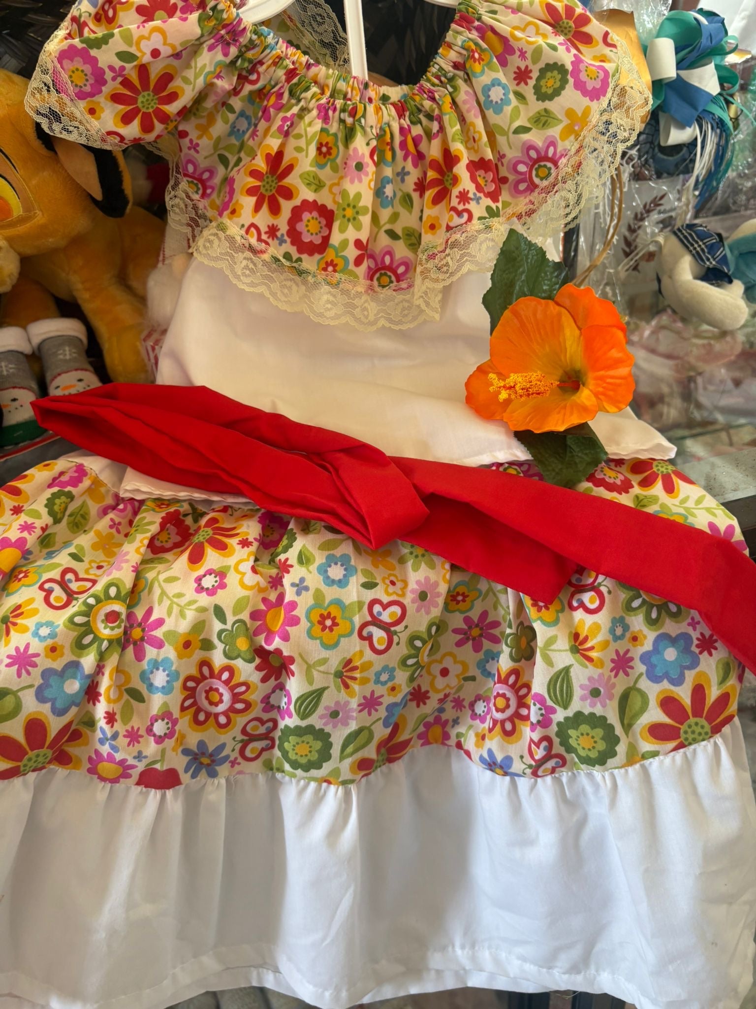 Traje típico puertorriqueño de niña