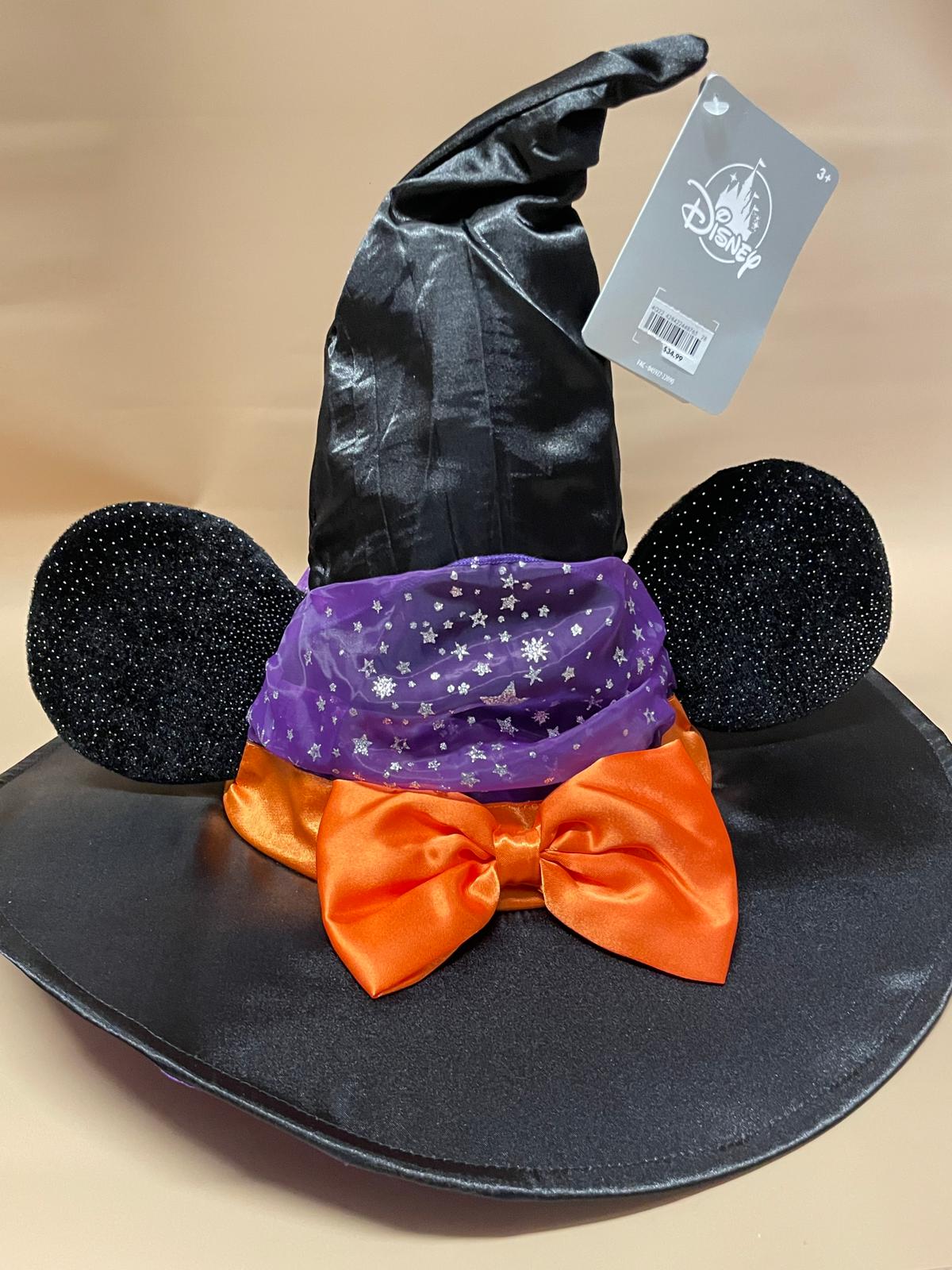 🧙‍♀️🐭 Sombrero de Brujita Disney con Orejitas y Moño ✨
