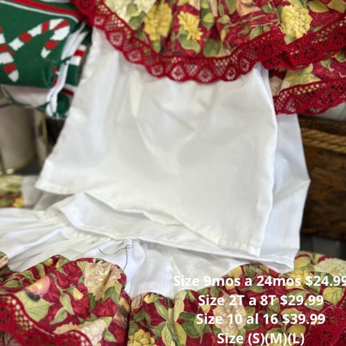 Traje típico puertorriqueño de niña