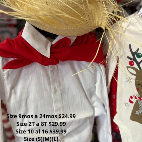 Traje tipico puertorriqueño de niño