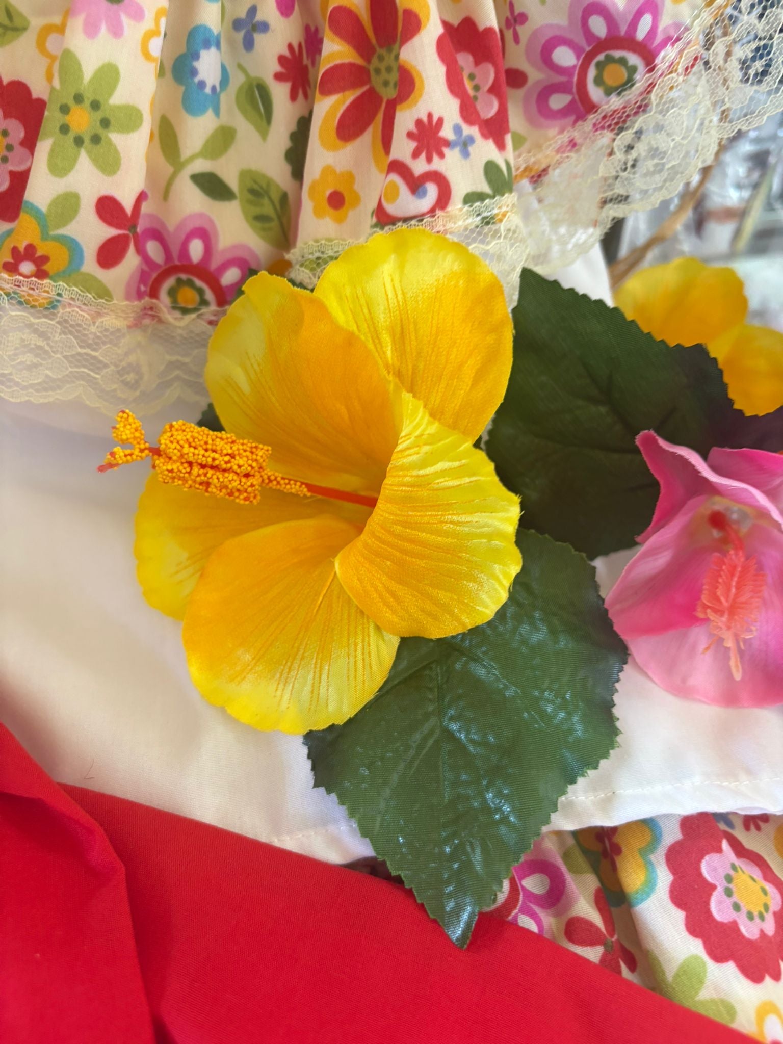 🌼Flor para traje típico / pava / moño